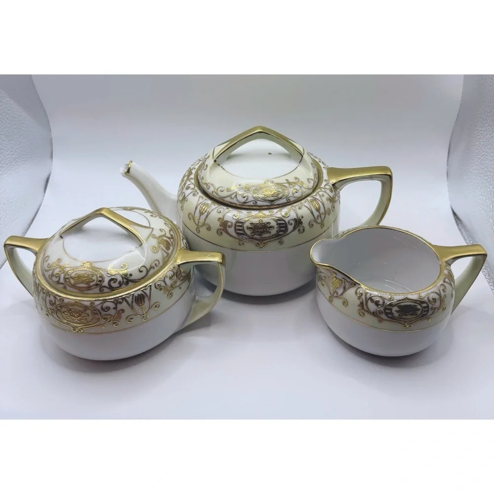 Noritake Christmas Ball 3 Piece Tea Set